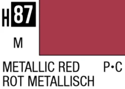 Mr Hobby Aqueous Hobby Colour 10ml 087 Metallic Red Acrylic Paint