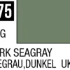 Mr Hobby Aqueous Hobby Colour 10ml 075 Dark Sea Grey Semi Gloss Acrylic Paint