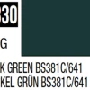 Mr Hobby Aqueous Hobby Colour 10ml 330 Dark Green Semi Gloss Acrylic Paint