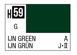 Mr Hobby Aqueous Hobby Colour 10ml 059 IJN Green Gloss Acrylic Paint