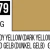 Mr Hobby Aqueous Hobby Colour 10ml 079 Sandy Yellow Semi Gloss Acrylic Paint