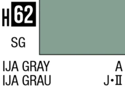 Mr Hobby Aqueous Hobby Colour 10ml 062 IJA Gray Semi Gloss Acrylic Paint