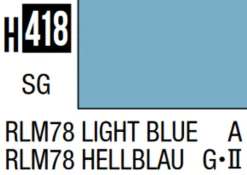 Mr Hobby Aqueous Hobby Colour 10ml 418 RLM78 Light Blue Semi Gloss Acrylic Paint