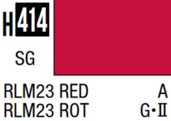 Mr Hobby Aqueous Hobby Colour 10ml 414 RLM23 Red Semi Gloss Acrylic Paint