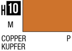 Mr Hobby Aqueous Hobby Colour 10ml 010 Copper Metallic Acrylic Paint