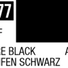 Mr Hobby Aqueous Hobby Colour 10ml 077 Tyre Black Matt Acrylic Paint
