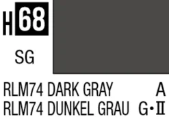 Mr Hobby Aqueous Hobby Colour 10ml 068 RLM74 Dark Gray Semi Gloss Acrylic Paint