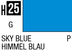 Mr Hobby Aqueous Hobby Colour 10ml 025 Sky Blue Gloss Acrylic Paint