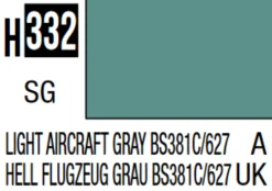 Mr Hobby Aqueous Hobby Colour 10ml 332 Light Aircraft Grey BS381C/627 Semi Gloss Acrylic Paint