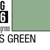 Mr Hobby Mr Colour Gundam 10ml 06 MS Green Semi Gloss Acrylic Paint