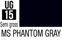 Mr Hobby Mr Colour Gundam 10ml 15 MS Phantom Grey Semi Gloss Acrylic Paint
