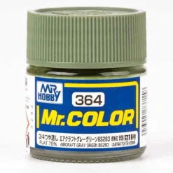 Mr Hobby Mr Colour 10ml 364 Aircraft Grey BS283 Semi Gloss Acrylic Paint