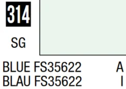 Mr Hobby Mr Colour 10ml 314 Blue FS35622 Semi Gloss Acrylic Paint