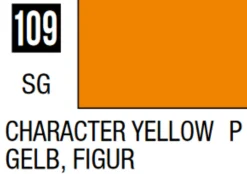 Mr Hobby Mr Colour 10ml 109 Character Yellow Semi Gloss Acrylic Paint