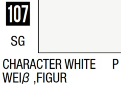 Mr Hobby Mr Colour 10ml 107 Character White Semi Gloss Acrylic Paint