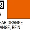 Mr Hobby Mr Colour 10ml 049 Clear Orange Gloss Acrylic Paint