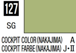 Mr Hobby Mr Colour 10ml 127 Cockpit Color Nakajima Semi Gloss Acrylic Paint