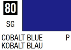 Mr Hobby Mr Colour 10ml 080 Cobalt Blue Semi Gloss Acrylic Paint