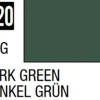 Mr Hobby Mr Colour 10ml 320 Dark Green Semi Gloss Acrylic Paint