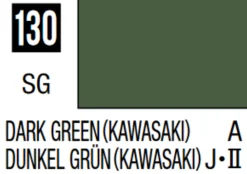 Mr Hobby Mr Colour 10ml 130 Dark Green Kawasaki Semi Gloss Acrylic Paint