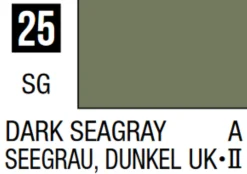 Mr Hobby Mr Colour 10ml 025 Dark Sea Grey Semi Gloss Acrylic Paint