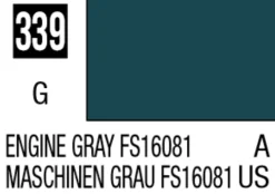 Mr Hobby Mr Colour 10ml 339 Engine Gray FS16081 Gloss Acrylic Paint