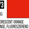 Mr Hobby Mr Colour 10ml 173 Fluorescent Orange Acrylic Paint