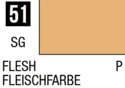 Mr Hobby Mr Colour 10ml 051 Flesh Semi Gloss Acrylic Paint