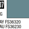 Mr Hobby Mr Colour 10ml 307 Gray FS36320 Semi Gloss Acrylic Paint