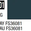 Mr Hobby Mr Colour 10ml 301 Gray FS36081 Semi Gloss Acrylic Paint