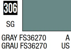 Mr Hobby Mr Colour 10ml 306 Gray FS36270 Semi Gloss Acrylic Paint