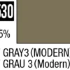 Mr Hobby Mr Colour 10ml 530 IDF Gray 3 Modern Semi Gloss Acrylic Paint