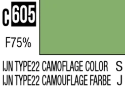 Mr Hobby Mr Colour 10ml 605 IJN Type 22 Camouflage Colour Semi Gloss Acrylic Paint