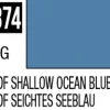 Mr Hobby Mr Colour 10ml 374 JASDF Shallow Ocean Blue Semi Gloss Acrylic Paint