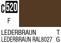 Mr Hobby Mr Colour 10ml 520 Lederbraun Matt Acrylic Paint