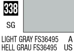 Mr Hobby Mr Colour 10ml 338 Light Gray FS6495 Semi Gloss Acrylic Paint