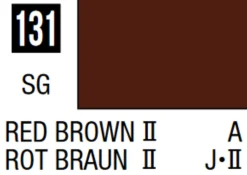 Mr Hobby Mr Colour 10ml 131 Red Brown Semi Gloss Acrylic Paint