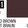 Mr Hobby Mr Colour 10ml 041 Red Brown Flat Acrylic Paint