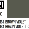 Mr Hobby Mr Colour 10ml 121 RLM81 Brown Violet Semi Gloss Acrylic Paint