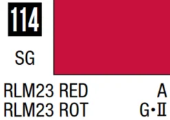 Mr Hobby Mr Colour 10ml 114 RLM23 Red Semi Gloss Acrylic Paint