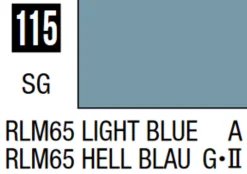 Mr Hobby Mr Colour 10ml 115 RLM65 Light Blue Semi Gloss Acrylic Paint
