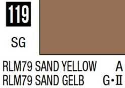 Mr Hobby Mr Colour 10ml 119 RLM76 Sand Yellow Semi Gloss Acrylic Paint