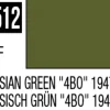 Mr Hobby Mr Colour 10ml 512 Russian Green 4BO 1947 Matt Acrylic Paint