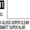Mr Hobby Mr Colour 10ml 181 Semi Gloss Super Clear Acrylic Paint