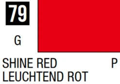 Mr Hobby Mr Colour 10ml 079 Shine Red Gloss Acrylic Paint