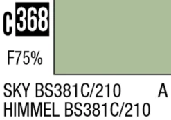 Mr Hobby Mr Colour 10ml 368 Sky BS381C/BS210 Semi Gloss Acrylic Paint