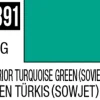 Mr Hobby Mr Colour 10ml 391 Soviet Interior Turquoise Green Semi Gloss Acrylic Paint