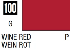 Mr Hobby Mr Colour 10ml 100 Wine Red Gloss Acrylic Paint