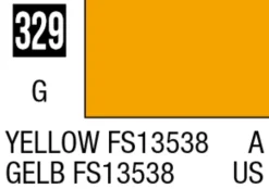 Mr Hobby Mr Colour 10ml 329 Yellow FS13538 Gloss Acrylic Paint