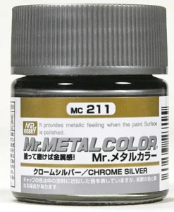 Mr Hobby Mr Metal Colour 10ml 212 Iron Metallic Acrylic Paint